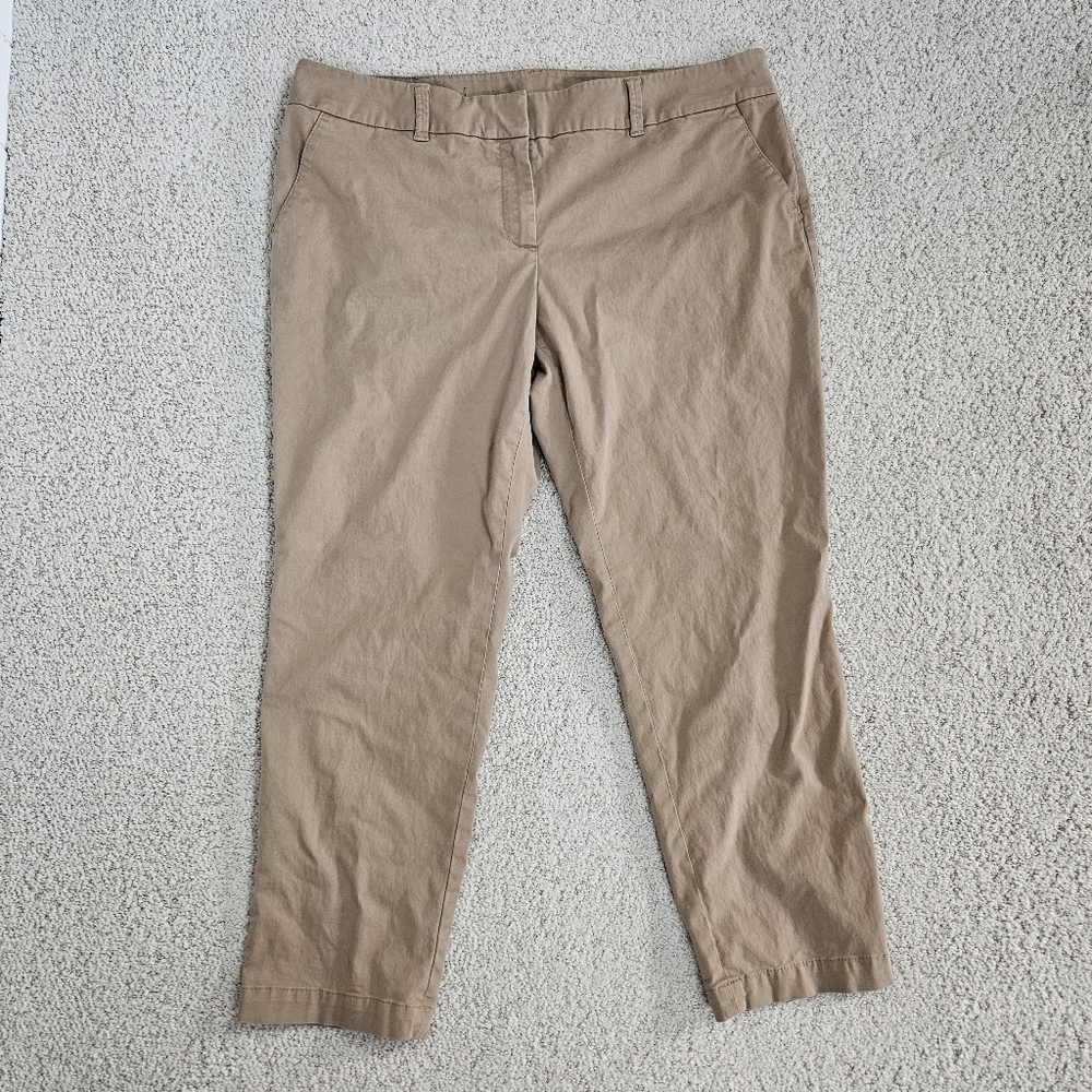 Talbots Tan Ankle Pants